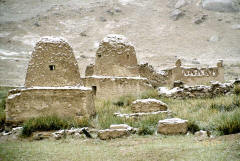 Kyrgyz tombs at Lake Bulun Kul between Tashkurgan and Kashgar