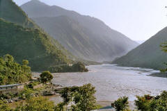 Indus River at Thakot (temporarily stopped Alexander's progress towards India)