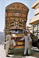Work of art on wheels: a Pakistani truck
